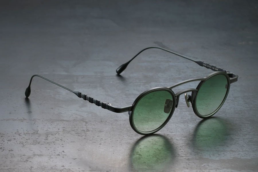 Capote Cacau Unisex Güneş Gözlüğü Antıque Green Green Gradıent