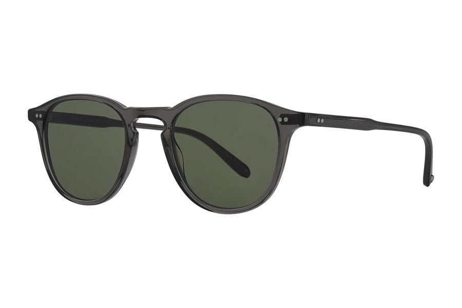 Garret Leight Hampton Unisex Güneş Gözlüğü Black Glass/Semi-Flat Pure G15